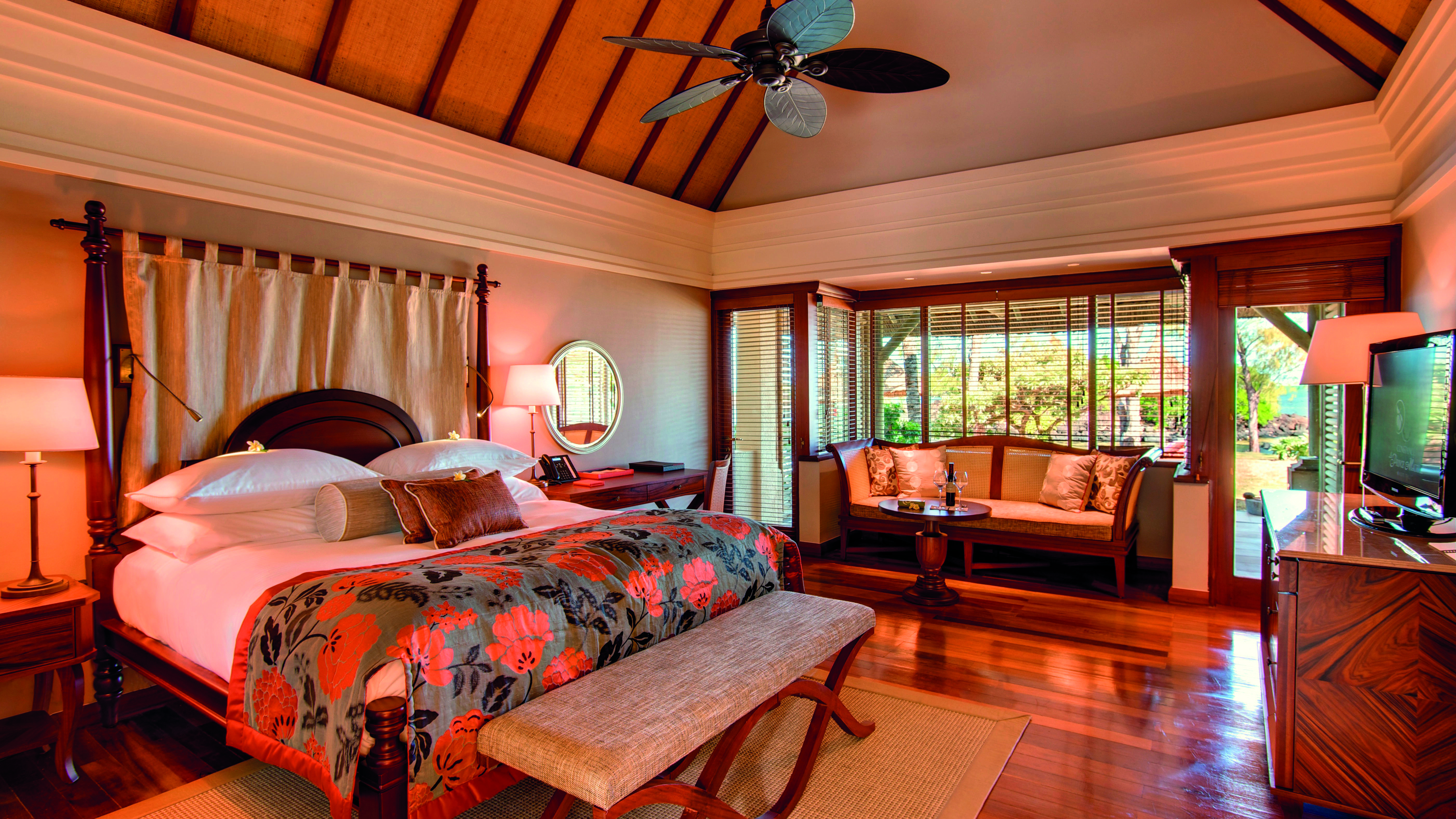 Constance Prince Maurice Poste de Flacq Room photo A bedroom at the Four Seasons Resort