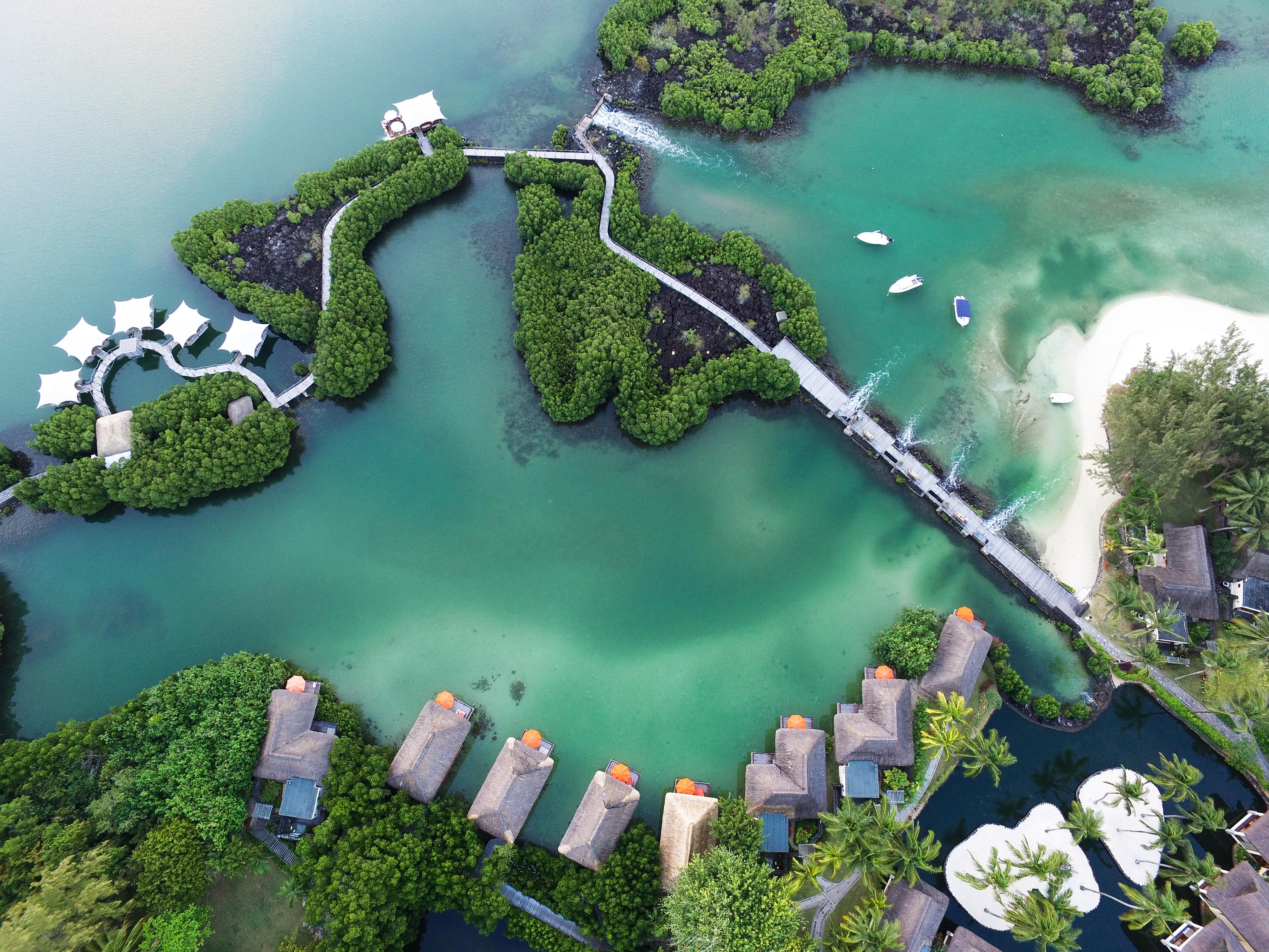 Constance Prince Maurice Poste de Flacq Exterior photo Aerial view of the resort